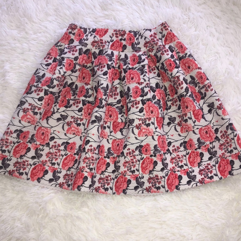 A-Line Floral Women's Mini Skirt